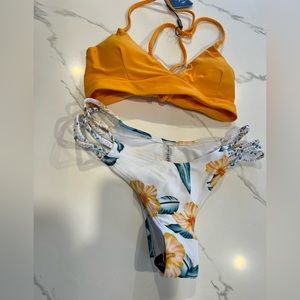 Zaful floral bathing suit (bikini)